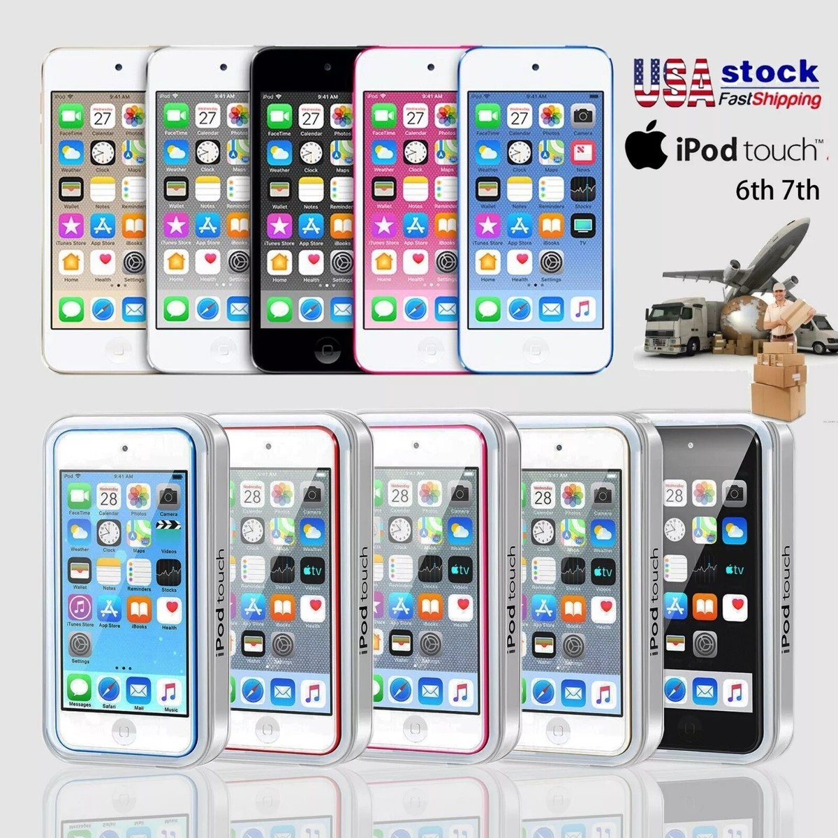 【音楽セット】iPod touch / iPhone 7 / 5 本体 とその他 🎁NEW-Sealed Apple iPod Touch 6TH 7th Generation 256GB All Color