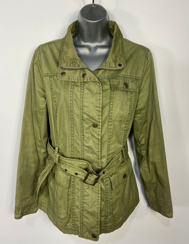 WOMENS MARKS \u0026 SPENCER UK 10 GREEN ZIP 