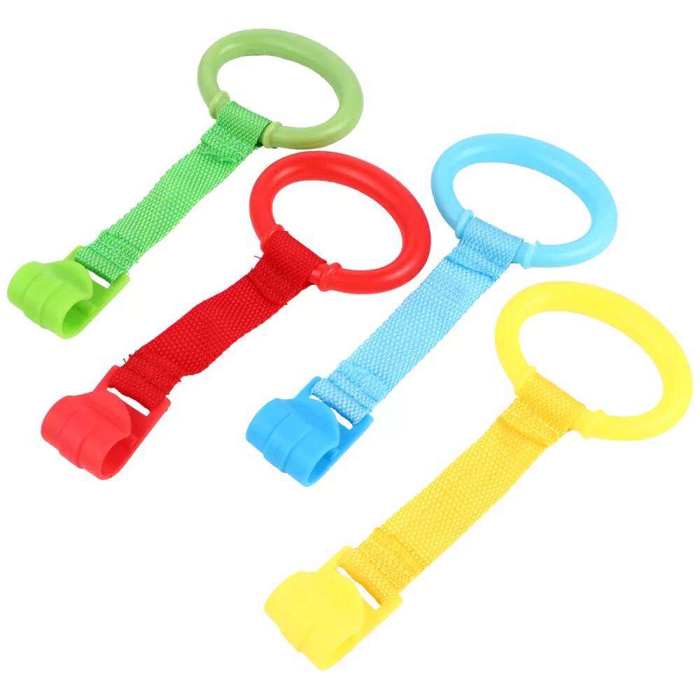 Puppy playpen store with hanging toys