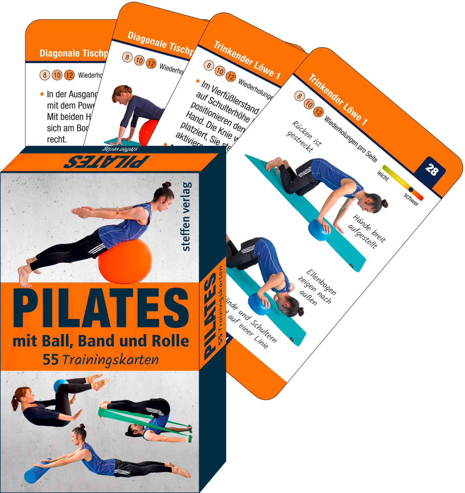 Thumbnail - Benno Paulitz; Ronald Thomschke / Trainingskarten: Pilates Mit Ball,