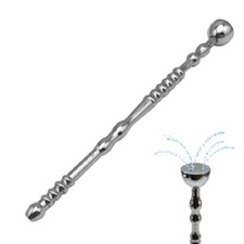 Male Penis Plug 304 Stainless Steel Urethral Sounding Penis Dilator with Hole