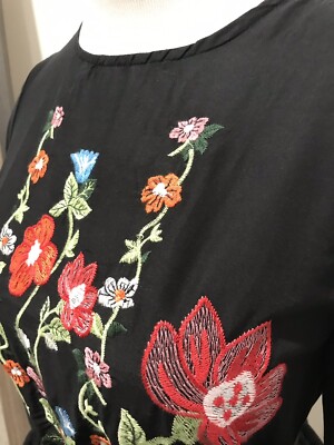 green emerald velvet dress NWT Zara SS24 Embroidered Floral Midi Dress Ecru/Beige Wmns Sz M 3447/ –  conSHINEment