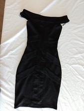 Ladies Dress ASOS Size 6 Bodycon Black 24533