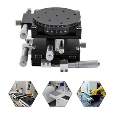 Lt90-Lm Manual Driven Standard Precision XYZR 4 Axis Linear Positioning Stage