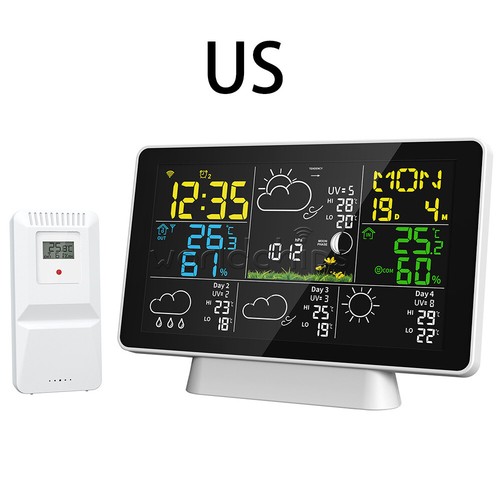 LCD Color Screen WiFi Smart Weather Station 4-Day Weather Forecast For Tuya - Picture 14 of 14
