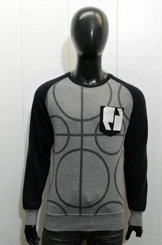Felpa Uomo Sneaker Freak Taglia M Maglione Cardigan Pullover Grigio Usato |  eBay