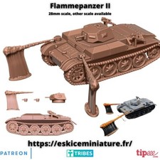 WWII German Panzer II Flammpanzer Historical Wargaming