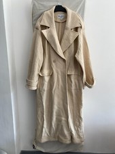 Na-kd Ivory Oversized Loose Wool Blend (44%) Coat Size 36
