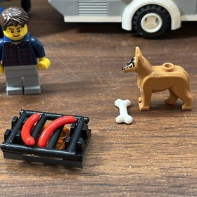 LEGO CITY SET # 60117 Van & Caravan Set W/Mini Figures, Box & Instructions 99%