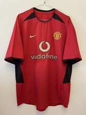 MANCHESTER UNITED 2002/03 HOME FOOTBALL SHIRT JERSEY NIKE SIZE M GOOD CONDITION