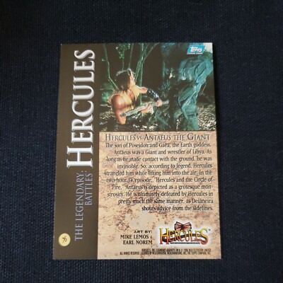 1996 Topps Hercules The Legendary Journeys ANTAEUS THE GIANT Card