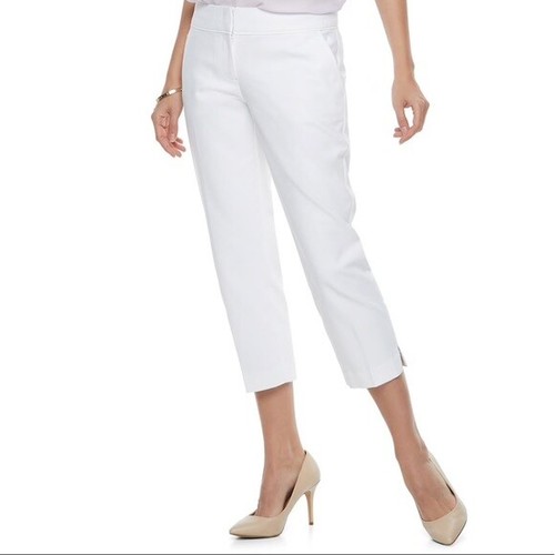 Women's Apt. 9 Torie Midrise Straight-Leg Curvy Capri Pants, MSRP $40 () - Picture 8 of 8