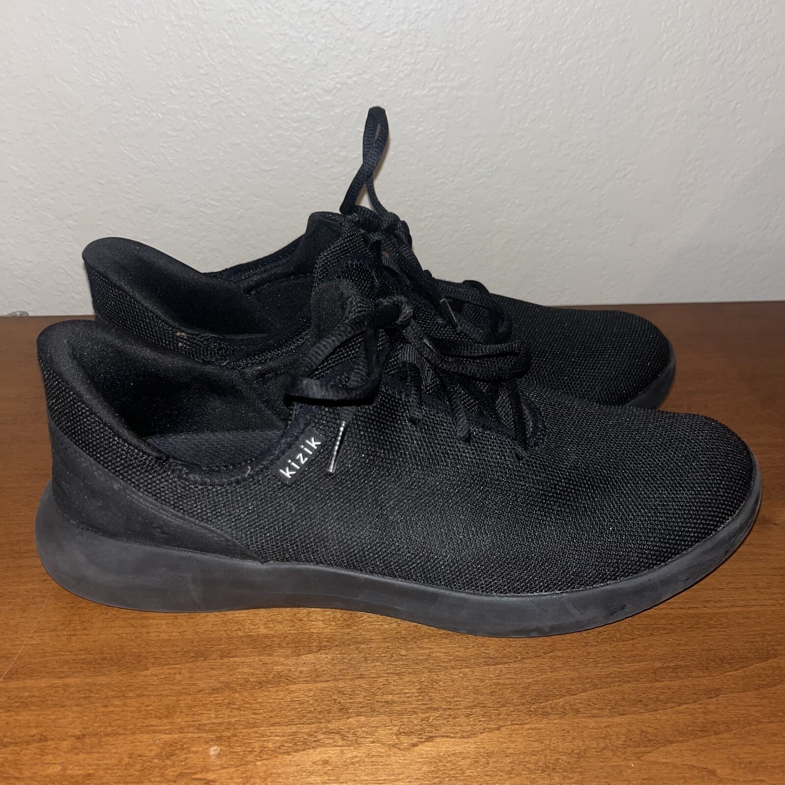 SAOLA Scarpe sneakers Kizik Madrid eco maglia slip on nere uomo taglia 12 donna 13 5