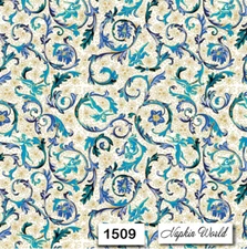 (1509) TWO Individual Paper Luncheon Decoupage Napkins - ANGEL DESIGN PATTERN