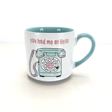 Spectrum Designz 2020 "You Had Me At Hello" Telephone Coffee Mug / Cup Used