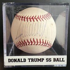 Donald Trump 45TH - 47TH President  US  Signed Official MLB Baseball PSA - JSA