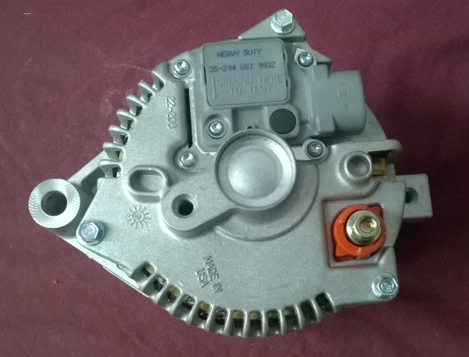 REMAN ALTERNATOR, FITS DE TOMASO PANTERA  100 AMP - REBUILT IN USA - Image 3 of 4