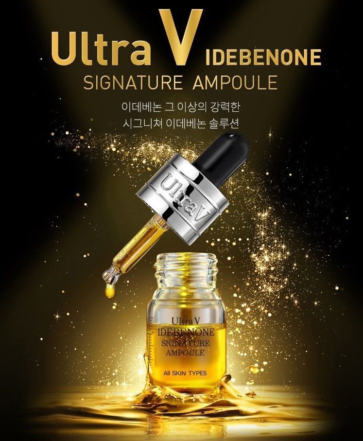 Ultra V IDEBENONE SIGNATURE AMPOULE 4本 Amazon.com: Ultra V Idebenone Signature Ampoule - Anti Aging