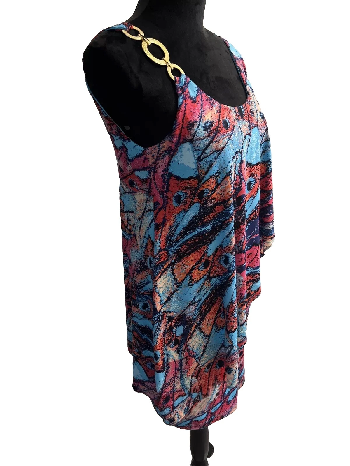 VETEMENTS Abito Thalia Sodi donna XS multicolore con volant