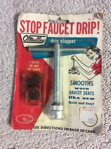 Rare Vintage New Omalley Stop Faucet Drip No 2x Ebay