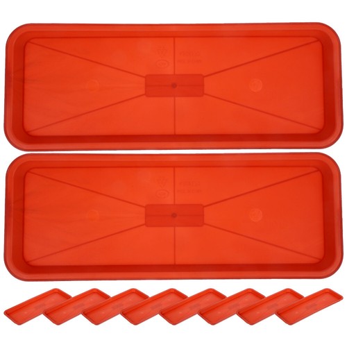 Vassoio Portavasi In Ceramica Quadrato Nero 12,5 Cm - Sottovaso Raccogli Acqua Per Piante Da Interno/Esterno, Base Per Fiori E Decorazione - 3