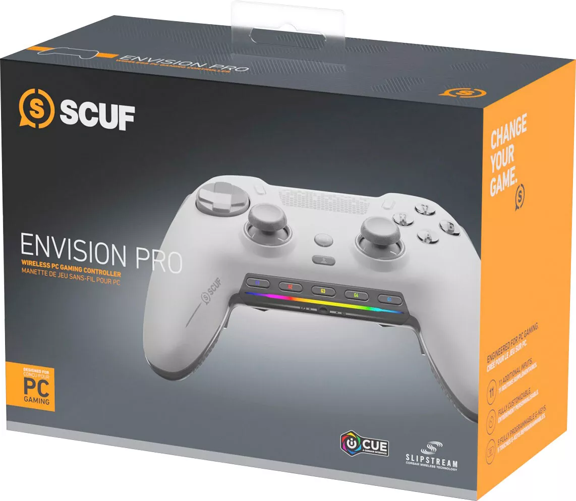 SCUF Envision Pro  Manette PC Performance Blanche