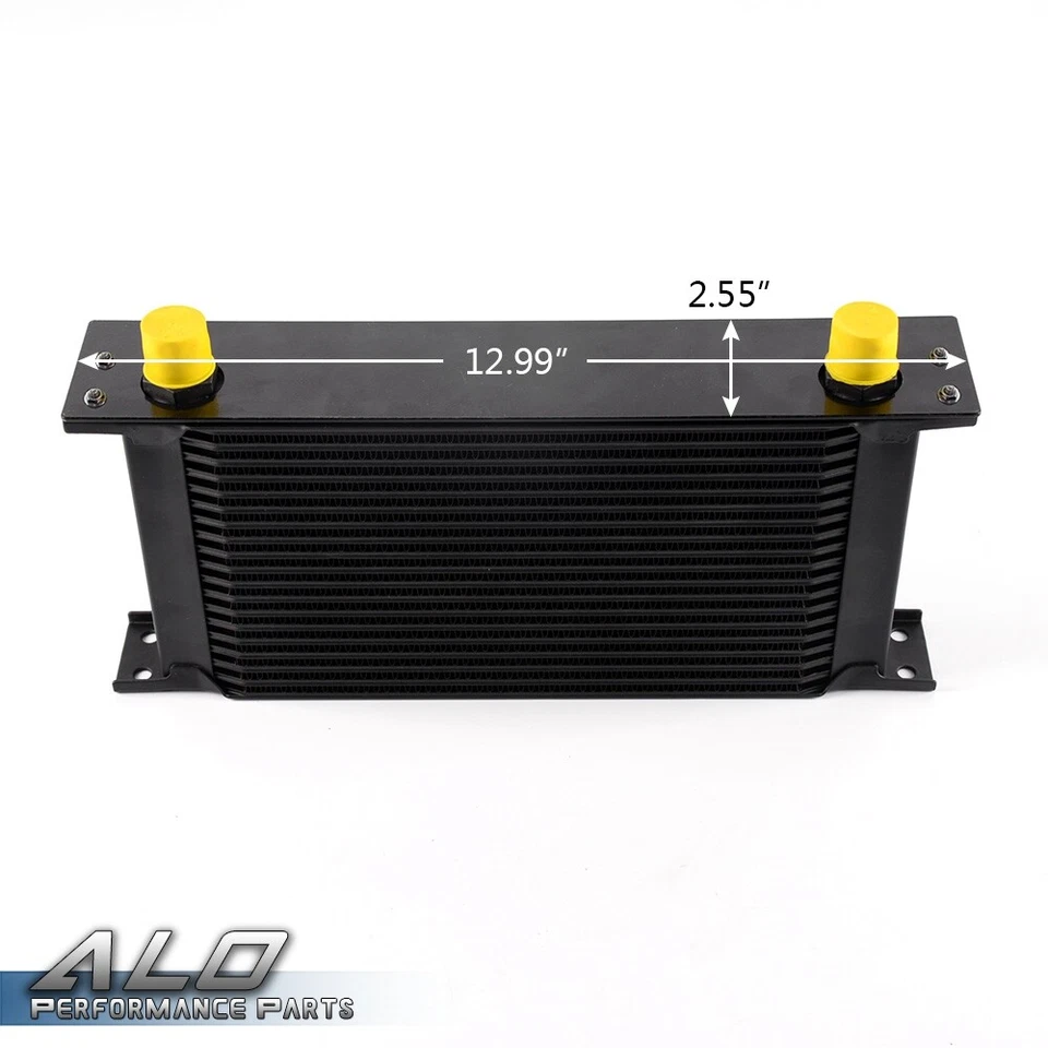 Ajuste para Subaru Impreza WRX/STi 2001-2005 19 filas AN10 enfriador de aceite de motor de aluminio Foto 3 de 4