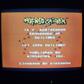 Alfred Chicken - Nintendo NES - Cart - Cartridge - USA
