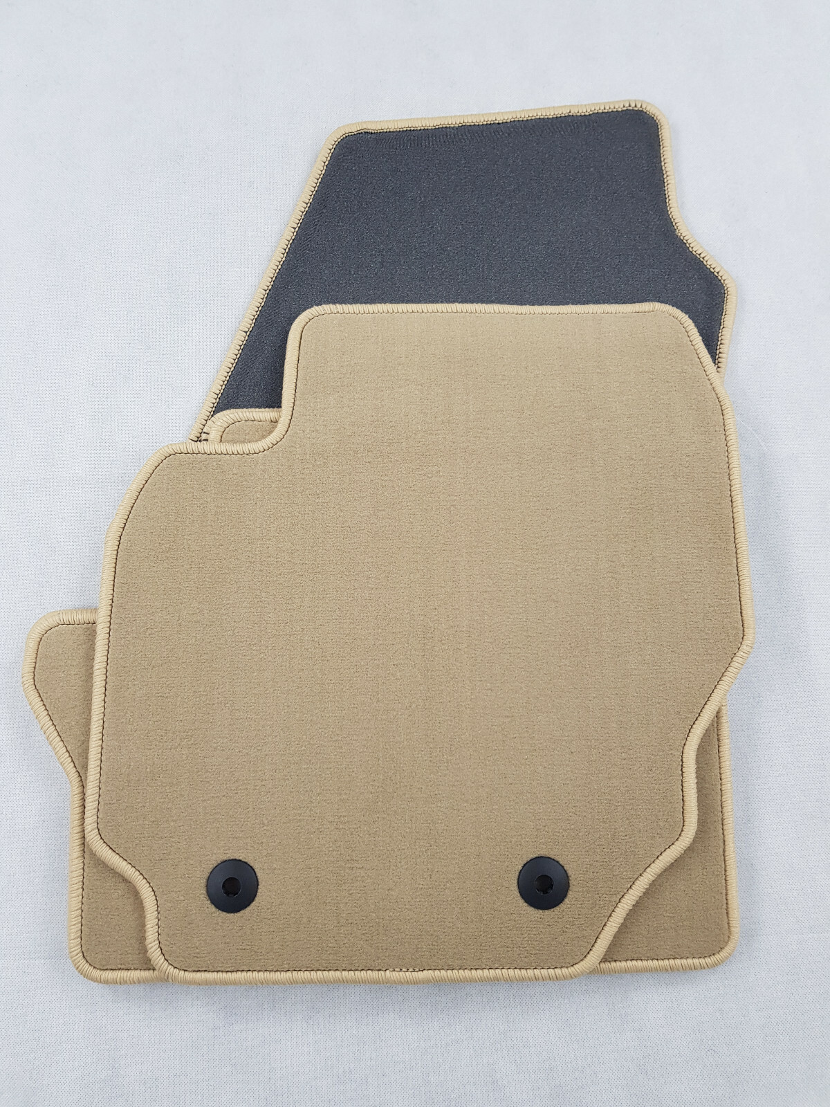 Original Bow Panel Floor Mats for Volvo V70 III / XC70 + Velour BEIGE