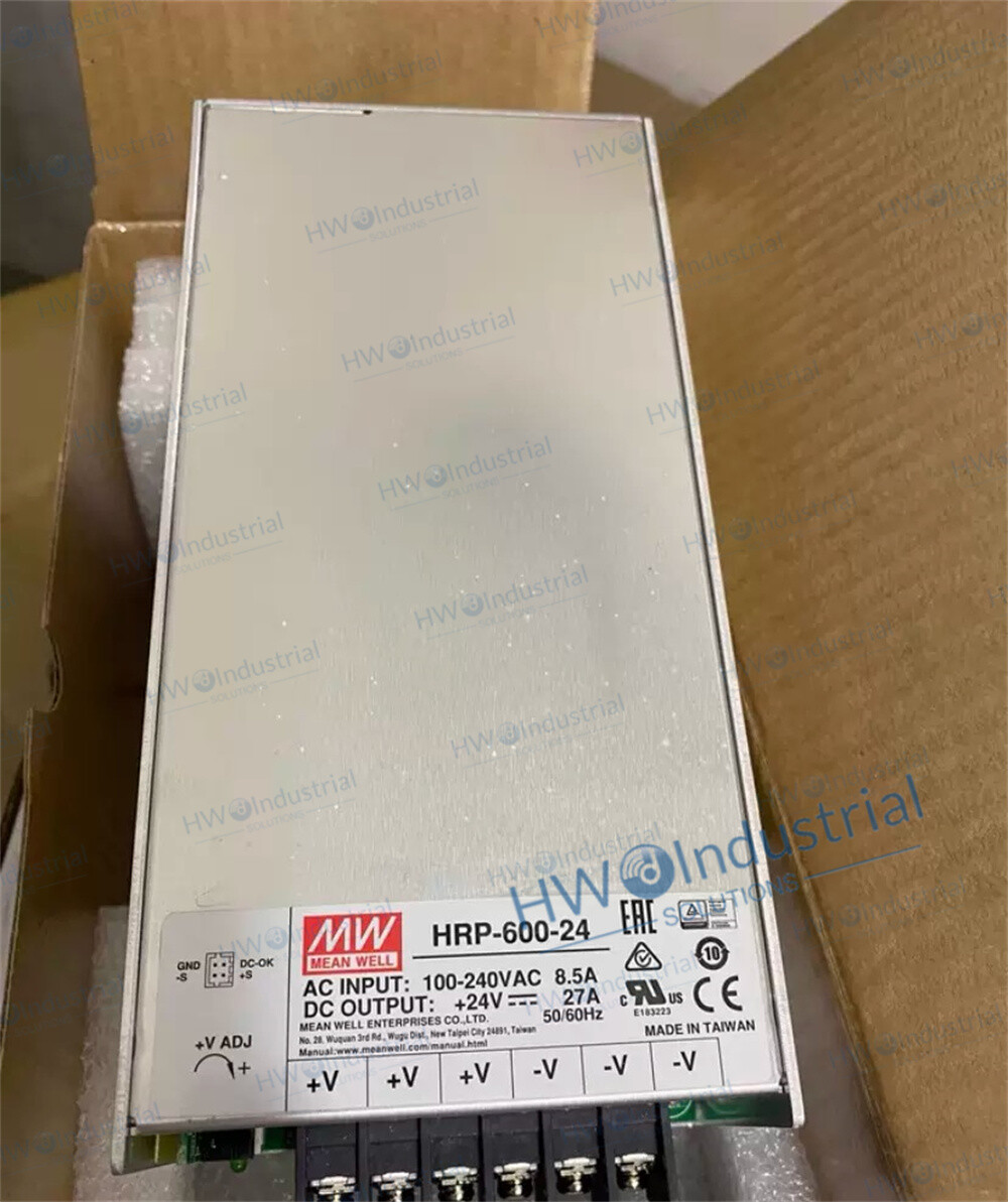 1/piece HRP-600-24 24V 27A MEAN WELL Industrial Switching Power