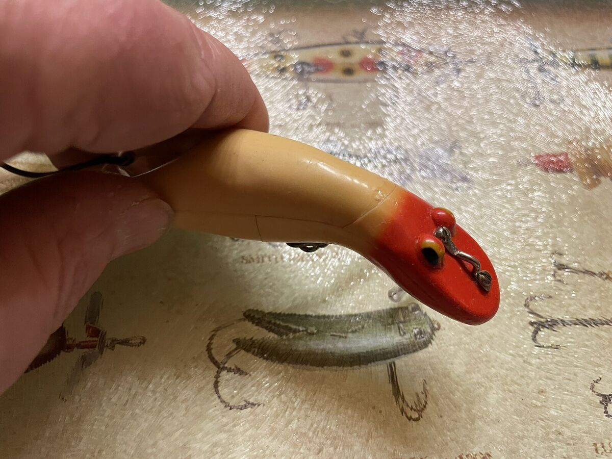 Vintage Heddon Dowagiac Red / White Luny Frog . | eBay Vintage Heddon Dowagiac Red / White Luny Frog . | eBay