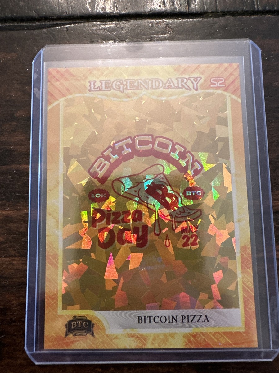 2023 Bitcoin S2 Trading Cards legendary foil “Bitcoin Pizza day” /100 PSA 9  | eBay