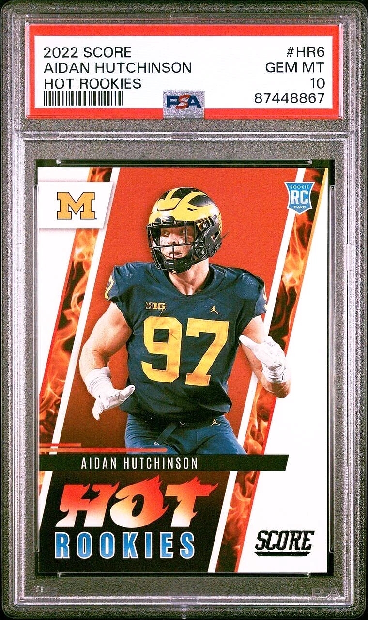 Aidan Hutchinson Panini Score Hot Rookies #HR6 Base