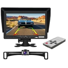 Rear View Backup Camera Night Vision 7" Monitor Reversing 12v For Truck Car RV