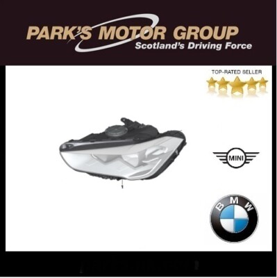 Genuine BMW X1 Drivers Side Halogen Headlight 2016 63117346536 for 