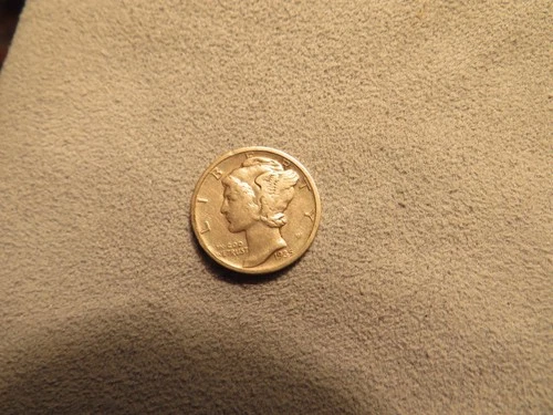 1935 D Mercury Dime. XFine