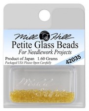 Mill Hill Glass Beads - Color 42035 Matte Maize 15/0 Seed Bead - 1.60 Grams