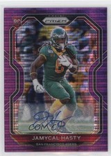 2020 Panini Prizm Rookie Purple Pulsar Prizm Auto Jamycal Hasty #303 Auto 0x3i