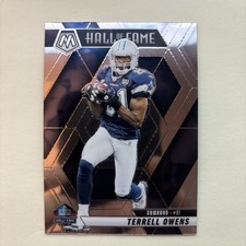 2025 Panini Mosaic - Hall of Fame Terrell Owens #297 Silver Prizm
