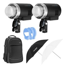 Flashpoint XPLOR 300 Pro TTL R2 Battery-Powered Monolight Outdoor 2-Flash Kit