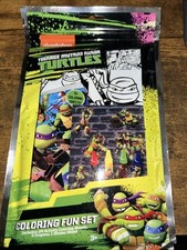 New Nickelodeon Teenage Mutant Ninja Turtles Coloring Fun Sets Activity Sheets