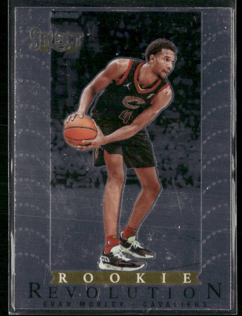 Evan Mobley #12 Basketball Cards 2021 Panini Select Rookie Revolution trading card — raw and PSA graded price guide