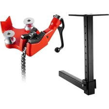  Heavy-Duty Pipe Chain Vise, 1/8" - 5" Pipe Capacity, 26" Rugged Chain