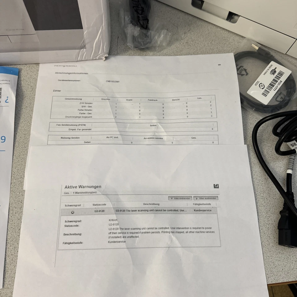 HP Color Laser MFP 179fwg Multifunktions-Farblaserdrucker Neuwertig!Ersatzteile! - Bild 3 von 4