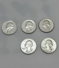 1960-1964 Washington Silver Proof Quarter Run 5 Coin Lot 90% Silver #1210