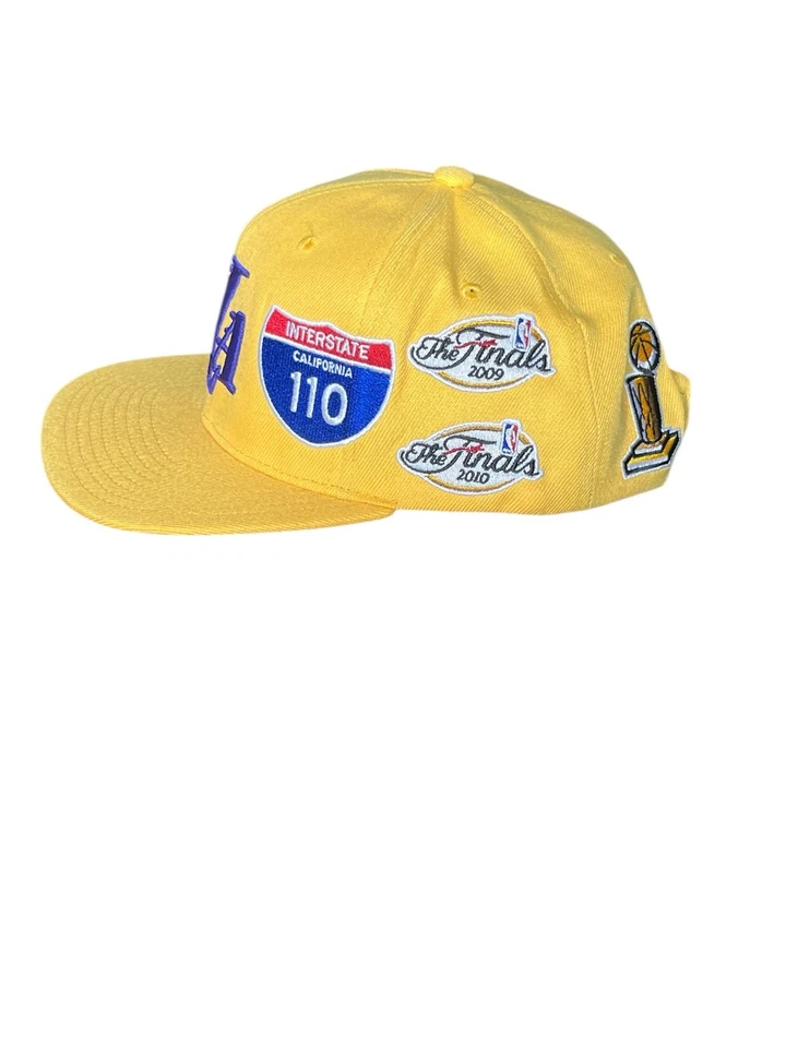 Mitchell & Ness Los Angeles Lakers Champs Parche Snapback Sombrero Foto 2 de 4