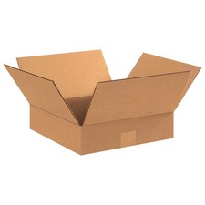 GRAINGER APPROVED 11R329 PK 25 Shipping Box,12x12x3 in 11R329