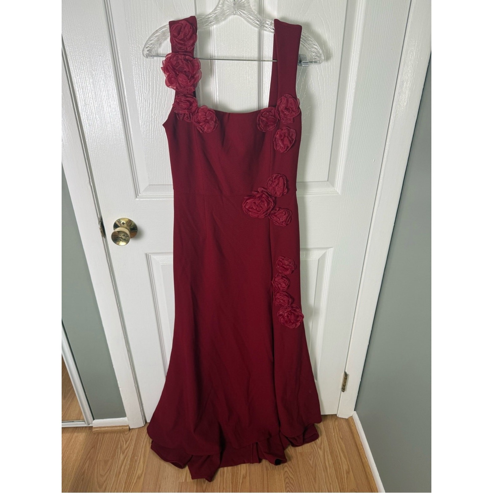 Elliatt Evanora Floral Gown in Red M image 2