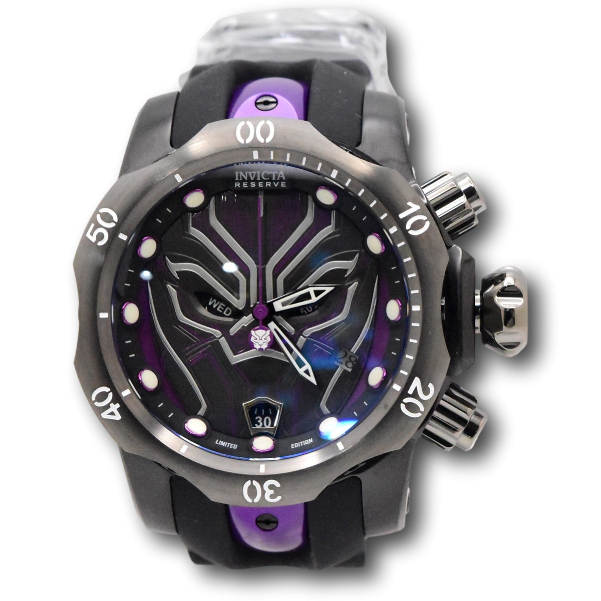 Invicta Reserve Marvel Black Panther Mens 54mm Limited Edition