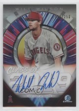 2019 Bowman Draft Chrome Class of 2019 /250 Will Wilson #C19A-WW Auto s7f